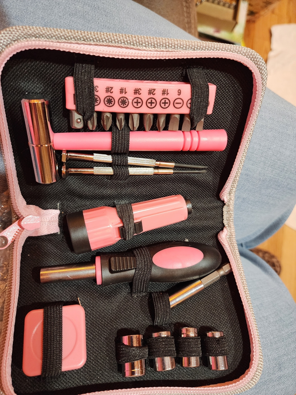 Pink Mini Tool Kit - Ladies Compact Precision Set